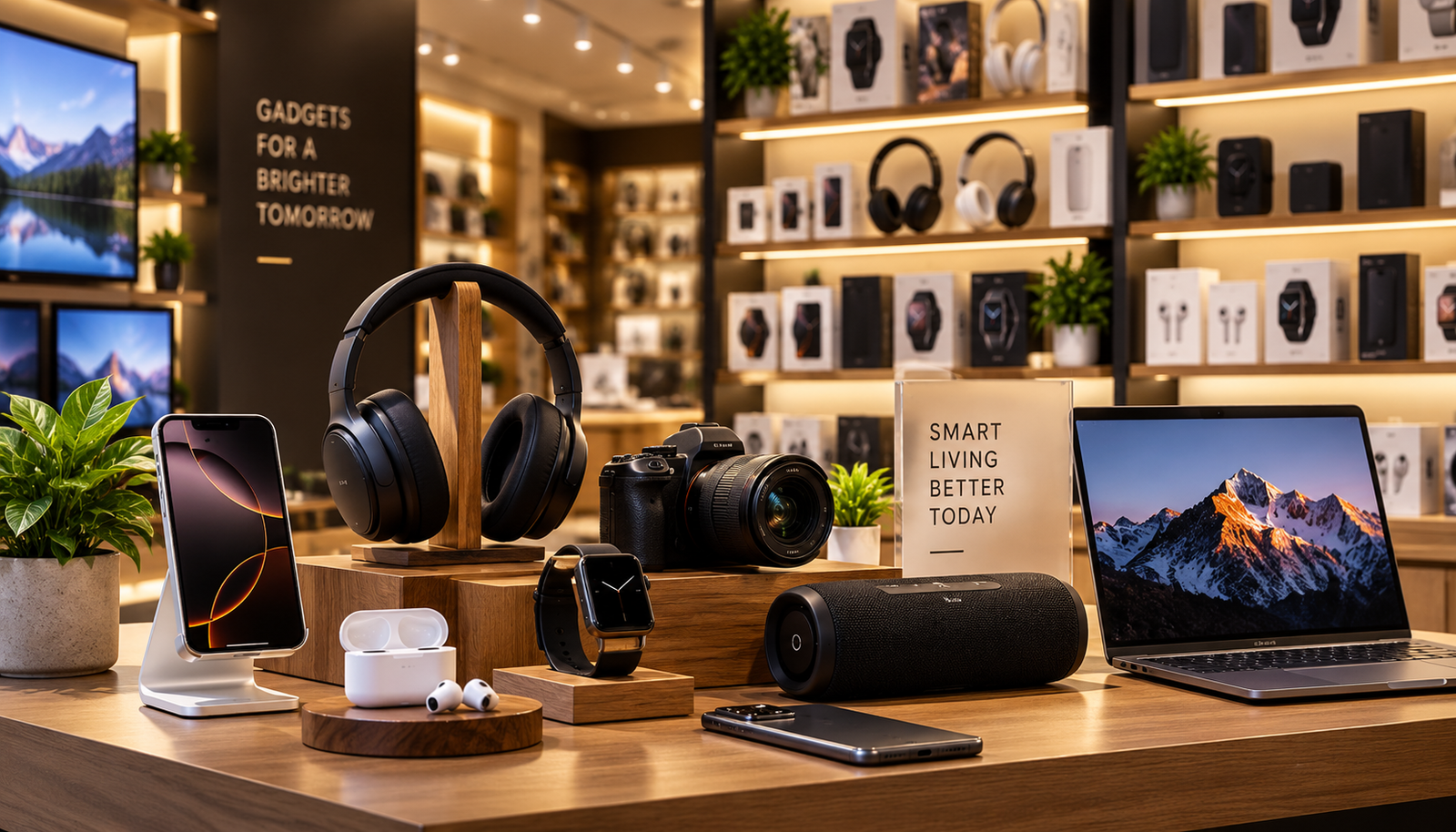 Electronics website design